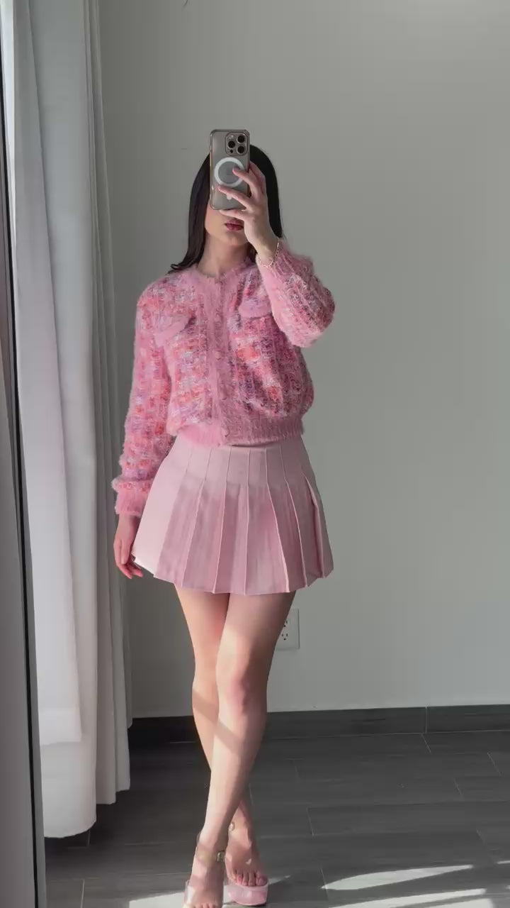 Pleated Pink Skirt